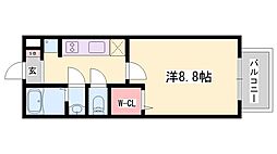 間取図画像 1K