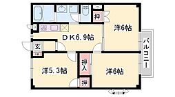 間取図画像 3DK