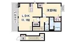 フラン北条 2階/-