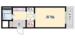 花影中村コーポ 3階