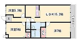 ヒルサイドテラス北平野 2階