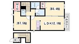 シャーメゾン フォルトナ 2階