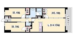 ウエリス姫路 8階/-