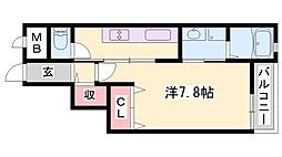 間取図画像 1K