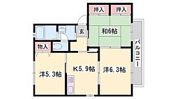 シャーメゾン高岡西 2階