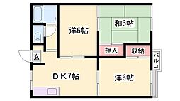 グリーンハイツはりまA 2階