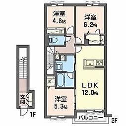間取図画像 3LDK