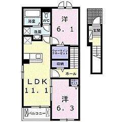 物件の間取り
