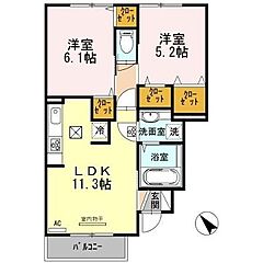 物件の間取り