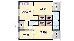 ビレッジハウス野村 2階/-