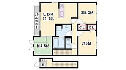 グランシャリオ 壱番館 2階/-