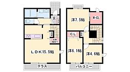 プチウエストIIIＤ・Ｅ・Ｆ 1階/-