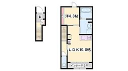 サンフェリーチェS 1SKの間取図画像