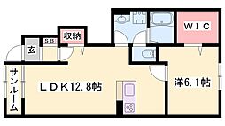 プレッソ姫路東I 1階/-