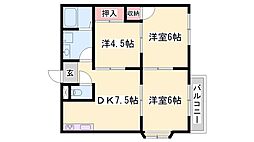 エルディム垣内 2階/-