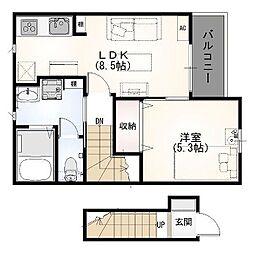 仮)ロタス中島アパート 2階/-
