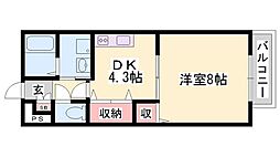 プランドール砥堀 1階/-