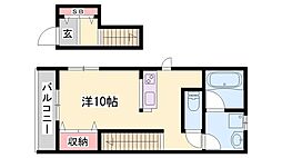 Room上滝野 ワンルームの間取図画像