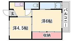 ビレッジハウス朝日ヶ丘 3階/-