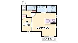 Bonheur英賀保駅前1 1LDKの間取図画像