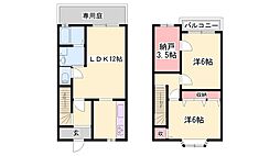 セルジュY 2SLDKの間取図画像