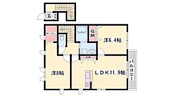 ルシール加古川 2階/-