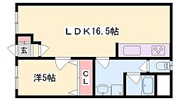 リバティ勝原 2階
