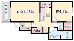 カルムヴィラ和II 1階/-