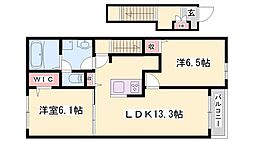 サンセールVIII B 2階/-