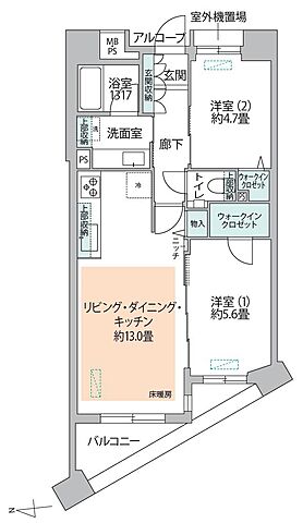 間取り ジェイパーク御苑内藤町 10階/-