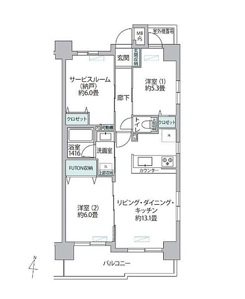 間取り：311002471331