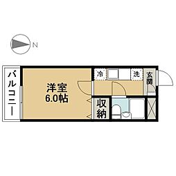 ハイツコスモスII 4階/-