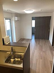 JR東海道・山陽本線 能登川駅 徒歩23分の賃貸アパート 3階1LDKのリビング/ダイニング