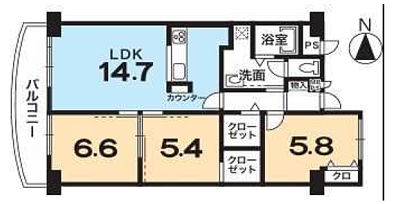 間取り：326000238839