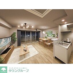 JR総武線 平井駅 徒歩11分の賃貸マンション 3階2SLDKのリビング/ダイニング