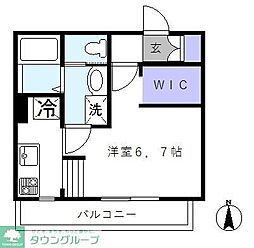Legare東向島 301 3階ワンルームの間取り