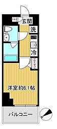 SHOKENResidenceお花茶屋 1Kの間取図画像