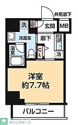 ARCOBALENO HORIKIRISHOBUEN 1Kの間取図画像