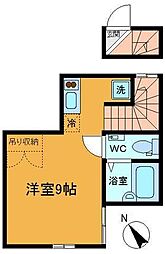 AlleyHouse ワンルームの間取図画像