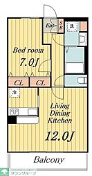 GRACE 1LDKの間取図画像