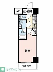 CREVISTAお花茶屋 1Kの間取図画像