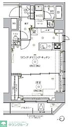 RELUXIACITY東向島 1LDKの間取図画像