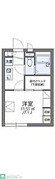 レオパレスフィオローナ 1Kの間取図画像