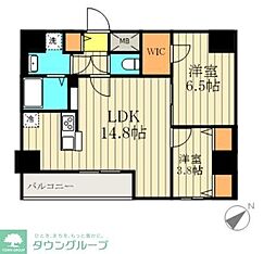 ファミルート小岩 2LDKの間取図画像