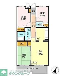 エムズアーク 3LDKの間取図画像