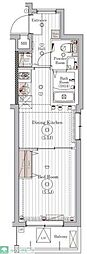 ミライズ柴又レジデンス 1DKの間取図画像