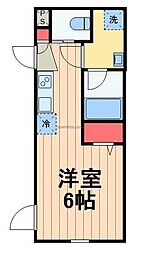 ディアス柴又 ワンルームの間取図画像
