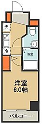 マーロ西川口ルネサンスコート 1Kの間取図画像