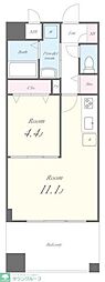 glycine 1LDKの間取図画像