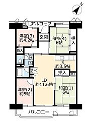 物件の間取り